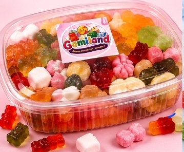 Caixa  de 🍬 Gomas Normais
