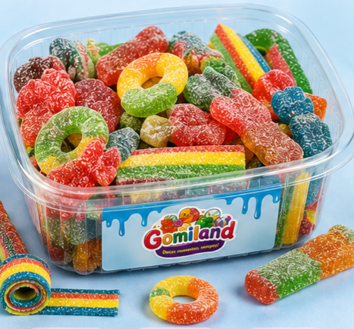 Caixa 🍭 Gomas com Açúcar/Ácidas